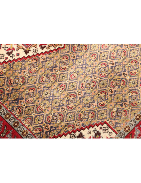 Rug Ardabil Persia maroon grey 72x105
