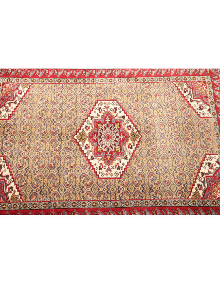 Rug Ardabil Persia maroon grey 72x105