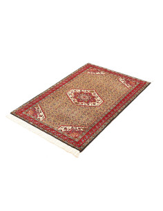 Rug Ardabil Persia maroon grey 72x105 2