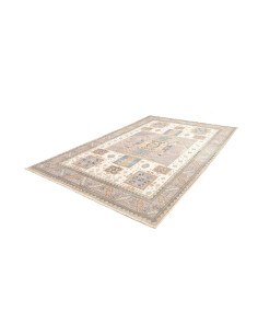 Rug Kazak Afghanistan 211x315 Cream Dusty Blue 2