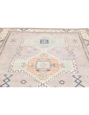 Tappeto Kazak Afghanistan 189x278 Grigio-lavand
