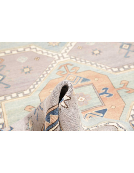 Rug Kazak Afghanistan 189x278 Grey-lavender Lig