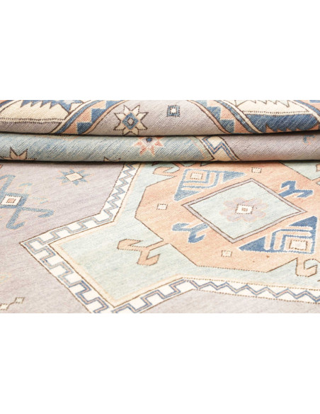 Rug Kazak Afghanistan 189x278 Grey-lavender Lig