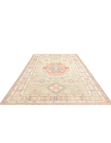 Tappeto Kazak Afghanistan 200x300 Verde Salvia