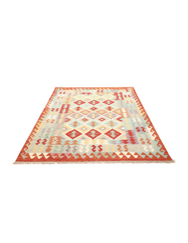 Tappeto Kilim Afghanistan bianco 155x203