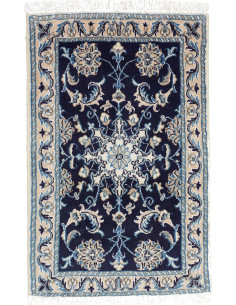 Tappeto Nain Kashmar Persia grigio bianco 60x90