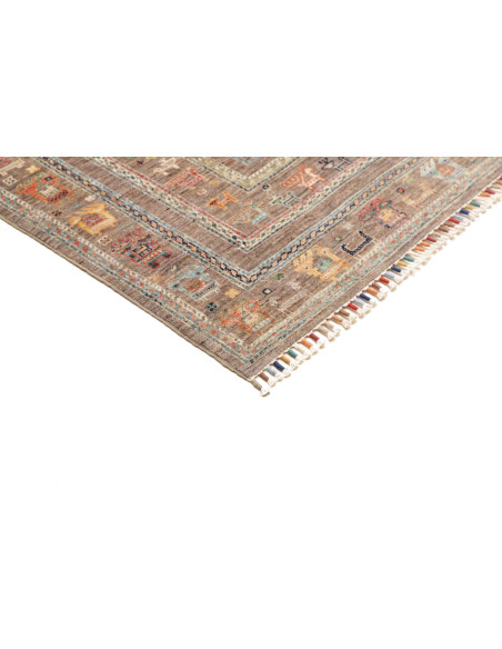 Rug Rubin Pakistan 168x238 Taupe Brown Multicol