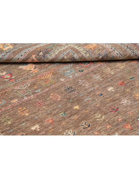 Rug Rubin Pakistan 168x238 Taupe Brown Multicol