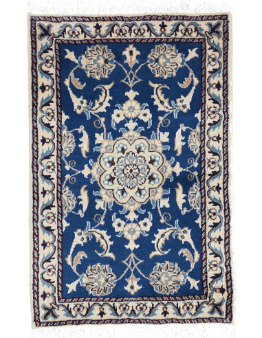 Rug Nain Kashmar Persia white grey 60x90