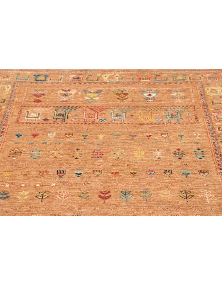 Tappeto Rubin Pakistan 124x185 Terracotta