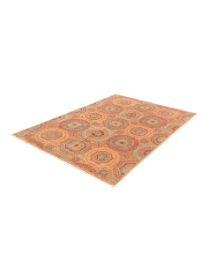 Rug Mamlouk Pakistan 148x210 Terracotta Blue 2