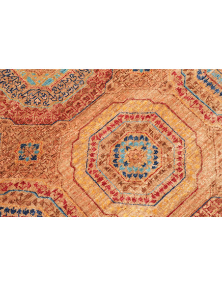 Rug Mamlouk Pakistan 148x210 Terracotta Blue