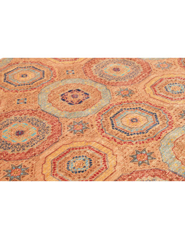 Rug Mamlouk Pakistan 148x210 Terracotta Blue