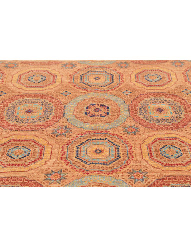 Tappeto Mamlouk Pakistan 148x210 Terracotta Blu