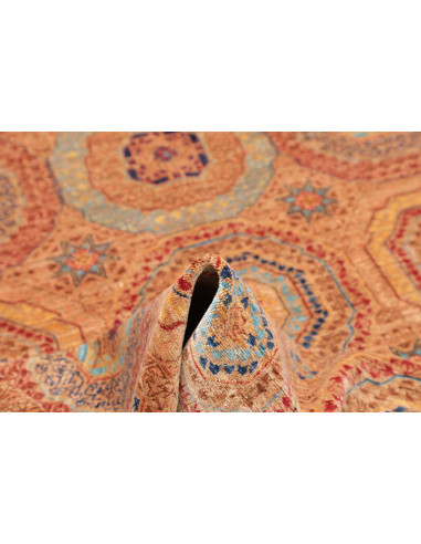 Tappeto Mamlouk Pakistan 148x210 Terracotta Blu