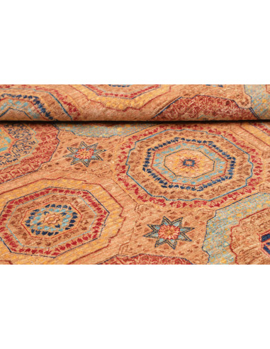 Tappeto Mamlouk Pakistan 148x210 Terracotta Blu