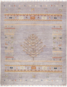 Rug Siva Pakistan 208x262 Lavender Gray Gold Te