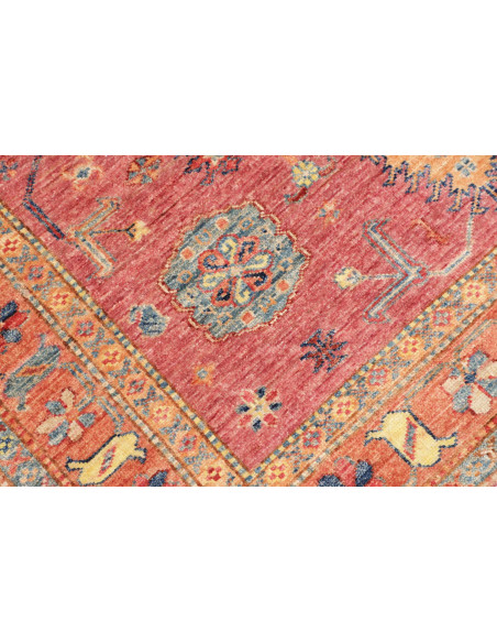 Rug Kazak Fine Pakistan 126x189 Antique Coral R
