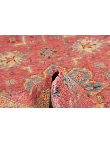Tappeto Kazak Fine Pakistan 126x189 Rosso Coral