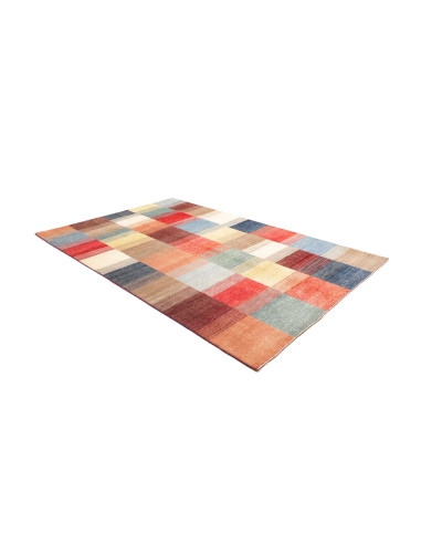 Rug Mosaic Pakistan 192x293 Blue Red