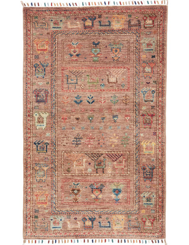 Rug Rubin Pakistan 79x125 Reddish Brown Terra C