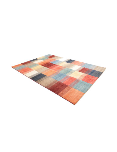 Tappeto Mosaic Pakistan 203x296 Corallo Blu