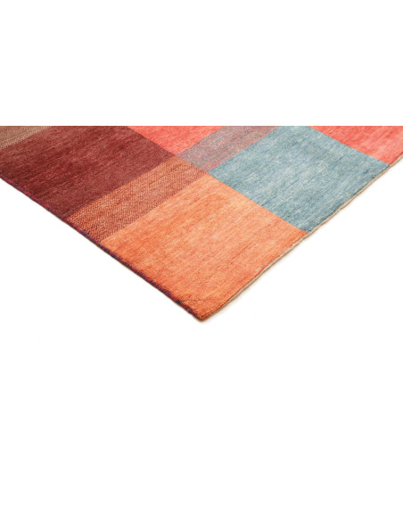 Tappeto Mosaic Pakistan 203x296 Corallo Blu
