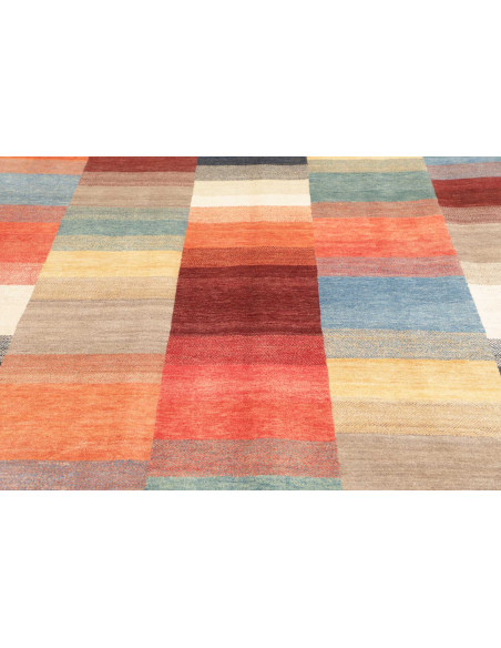 Tappeto Mosaic Pakistan 203x296 Corallo Blu