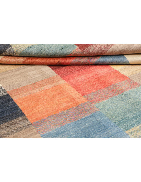 Tappeto Mosaic Pakistan 203x296 Corallo Blu