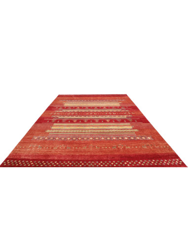 Tappeto Siva Pakistan 273x364 Rosso Terracotta