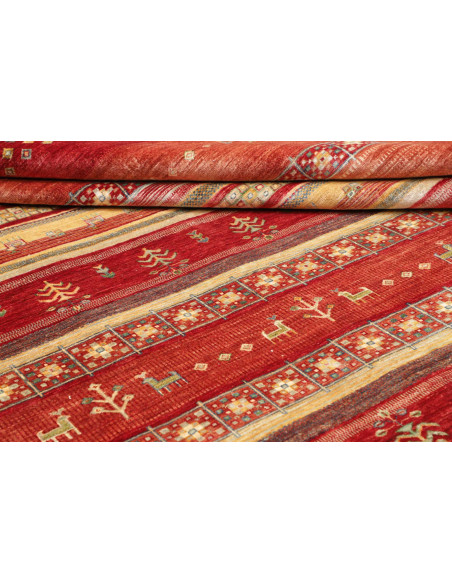 Tappeto Siva Pakistan 273x364 Rosso Terracotta