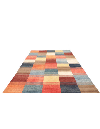 Rug Mosaic Pakistan 198x293 Multicolored Blue
