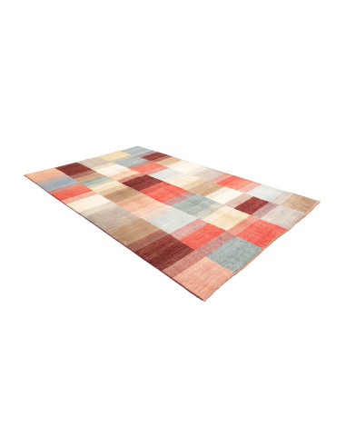 Rug Mosaic Pakistan 191x285 Terracotta Light Bl