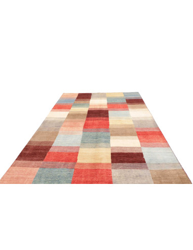 Rug Mosaic Pakistan 191x285 Terracotta Light Bl