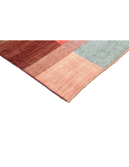 Rug Mosaic Pakistan 191x285 Terracotta Light Bl
