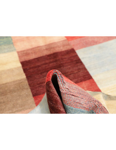 Rug Mosaic Pakistan 191x285 Terracotta Light Bl