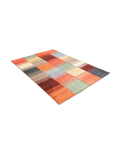 Rug Mosaic Pakistan 141x201 Multi-color: Coral