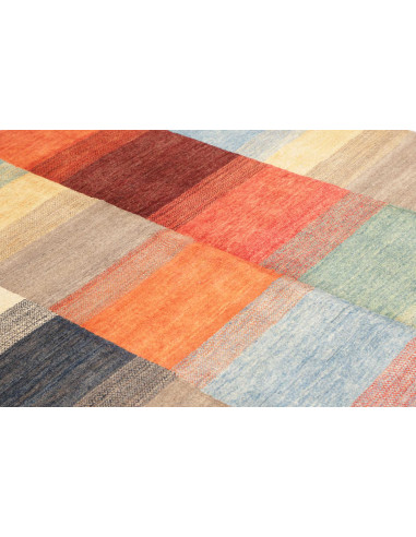 Rug Mosaic Pakistan 141x201 Multi-color: Coral