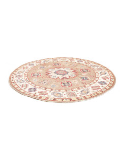 Tappeto Kazak Afghanistan 239x234 Tortora Crema 2