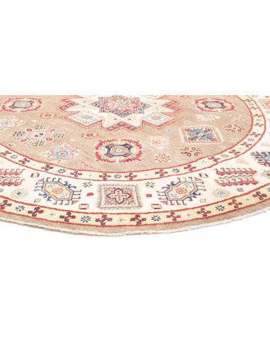 Rug Kazak Afghanistan 239x234 Taupe Cream