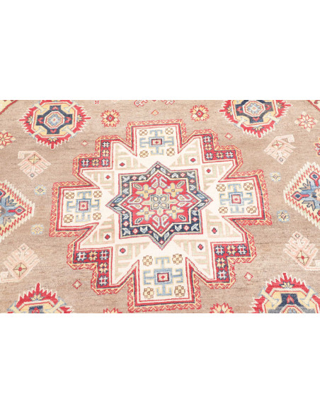 Rug Kazak Afghanistan 239x234 Taupe Cream