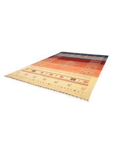 Rug Siva Pakistan 270x362 Navy Blue Burgundy 2