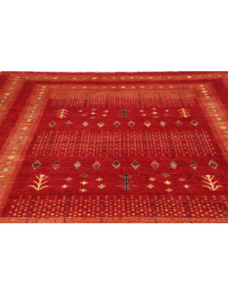 Tappeto Siva Pakistan 240x298 Rosso Terracotta