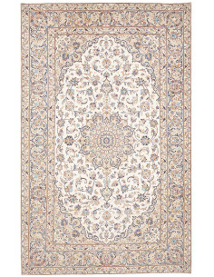 Tappeto Kashan Persia 200x313 Crema Blu Beige M