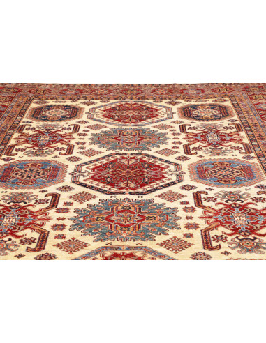 Rug Kazak Fine Pakistan 268x363 Cream Red