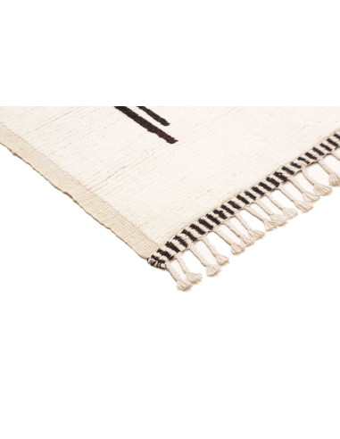 Rug Berber Pakistan 130x181 Cream Bla