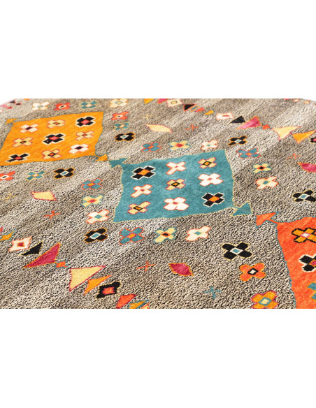 Rug Berber Pakistan 175x252 Grey Mult