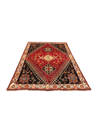 Tappeto Shiraz Persia marrone giallo 183x260