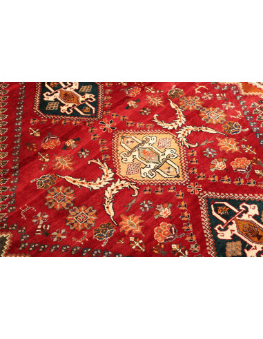 Tappeto Shiraz Persia marrone giallo 183x260