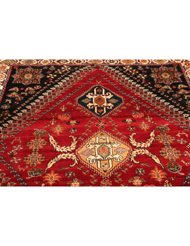Tappeto Shiraz Persia marrone giallo 183x260